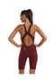 Tyr Women's Open Back Racing Swimsuit Venzo Burgundy - 2