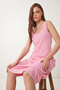 Sleeveless Basic Summer Knitted Dress Lcr0057 Pink - 5