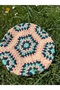 Hand Knitted Vintage Patterned Beanie – Colorful & Stylish Design - 2