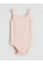 Strappy Baby Girl Snapback Bodysuit 3-Piece Set - 6