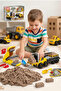 Art Craft Forklift Operator Play Sand Set 750 Gr Kinetic Sand Construction Toy Engineering Vehicle Ages 3+