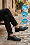 410 m Black Genuine Leather Men's Casual Shoes
