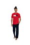 Men's Crew Neck Red Pajama Set 50309821-Vr033 - 4