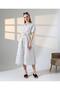 Polka Dot Shirt Collar Short Balloon Sleeve Dress