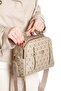Women's Long Strap Hand and Shoulder Bag with Mini Wallet, Zipper, Card Holder and Coin Compartment - 3