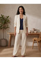 Open Hem Square Neck Thick Strap Blouse Soft Textured Ribbed Undershirt - 2
