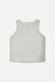 Women's Beige Color Sleeveless Linen Blend Blouse - 3
