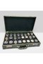 Watch Case of 24 - Diplomat Series Premium Alcantara Leather Collection Box - Green - 3