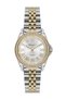 Milano Women's Silver Gold Metal Cord Stone Dial Wristwatch 2 Years Warranty - 2