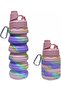 Silicone Collapsible Water Bottles, 500ml Portable Foldable Expandable Water Bottle Sports Cup