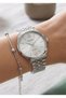 Milano Women's Silver Metal Cord White Dial Wristwatch 2 Years Warranty
