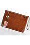London K33Zd343K Genuine Suede Leather Women's Clutch Bag - 4