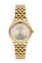 Milano Women's Gold Metal Cord White Dial Wristwatch 2 Years Warranty - 2