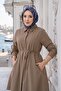تونيك بجيوب مربوطة من فرو المنك HM2911 - 5