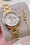 Women's Watch Gold Steel Original 3Atm Waterproof Guaranteed Invoice Bracelet Gift - 2