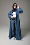 Urban Modest – Denim Coat Abaya - 4
