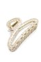 Transparent Pink Mandal Hair Clip Large Size Claw Clip Women's Bun Clip Daily Hair Accessory - 2