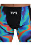 Tyr Men's Racing Swimsuit Shockwave Jammer Crimson Red Turquoise Blue - 5