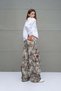 Beige Gabardine Cargo Pants 18090 - 5