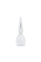 Silver Crescent Decor with White Base from Malath - 4