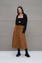 Black Hooded Crop Blouse 18031 - 2