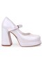 Dza07-337565 10 cm Thick Heeled Platform Women's Shoes - 2