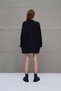Black Oversize Sweatshirt 18022 - 6