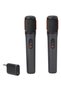 Set 2 microfoane Partybox Wireless Mic, Negru, JBLPBWIRELESSMIC