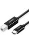 USB 2.0 Type C Convertor Negru 2m 50446