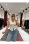 V-Neck Lace Detail Tank Top - 3