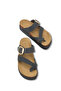 Larissa Pia Women's Flip Flops 0012703 Matte Black - 3
