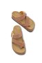 Larissa Pia Women's Flip Flops 0012703 Tan - 3