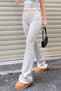 Women's Trousers Cotton Lycra Single Jersey Stretchy Spanish Leg Sports and Casual Pants - 2