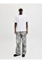 Men White Crew Neck Cotton T-Shirt - 13