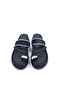 Stone Detailed, Flexible and Lightweight Design, Black Flip-Flop Women's Slippers with Thumb Strap - 6