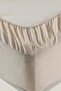 Tekstilla Rosa Elastic Fitted Salmon Color Double Pillowcase Sheet Set - 2