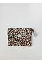 Leopard Patterned Keychain Card Holder Wallet – Stylish & Practical Mini Wallet 11 X 8 cm - 5