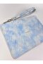 Genuine Leather Clutch/Portfolio Bag Baby Blue Color - 2
