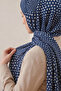 Women's Hijab Shawl Natural Patterned Cotton Stylish Shawl - 3