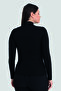 Women's Black Turtleneck Long Sleeve Body - 3