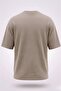 Basic Style Unisex Waffle Kumaş Basic Tişört T-Shirt - 2