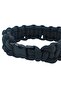 Clip-On Black Paracord Bracelet – Flat M2 - Survival Bracelet - 2