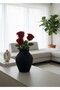 Decorative Vase - Nordic Style Bohemian - 15cm - Plastic 3D Printing - Black - 3