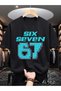 Six Seven 67 Printed Crew Neck 100% Cotton Short Sleeve Kids and Teenagers T-Shirt