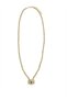 Sultana Navy Blue Stone Gold Necklace