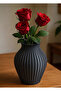 Decorative Vase - Nordic Style Bohemian - 15cm - Plastic 3D Printing - Black