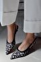 Bloom Mesh Embroidered Floral Pointed Toe Short Kitten Heel Women's Shoes - 8