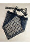 Black Lace Bandana – Handmade Stylish Triangle Bandana - 2