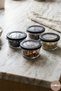 Glass Storage Container Set of 4 – Mini Glass Storage Bowl with Lid 415 ml Food Storage Containers 13X12X6 cm