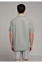 Regular Fit Shirt Neck Plain Men's Green Long Sleeve Shirt - 2